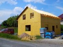 Výstavba hrubé stavby SIP panely  RD Chválenice